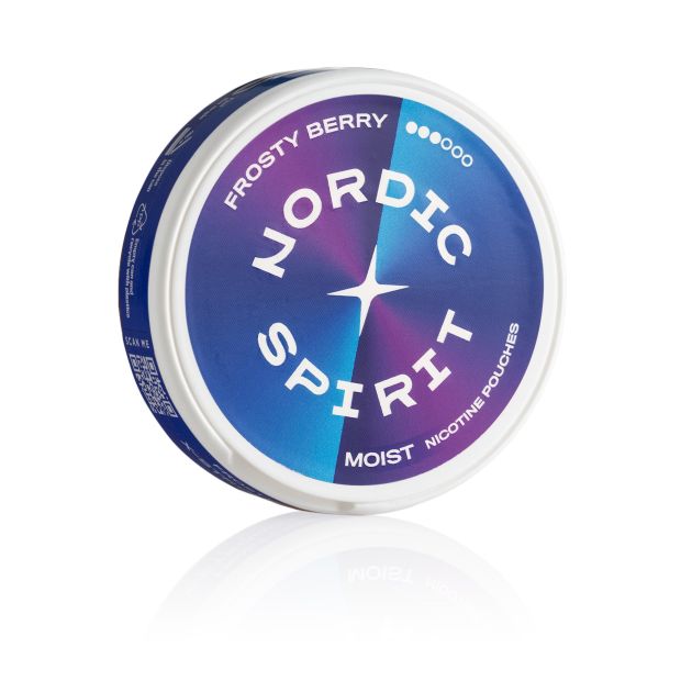 Nordic Spirit Frosty Berry Nicotine Pouches 9mg 3 dot